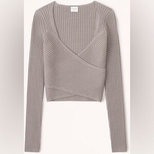 Abercrombie & Fitch LuxeLoft Slim Wrap Sweater